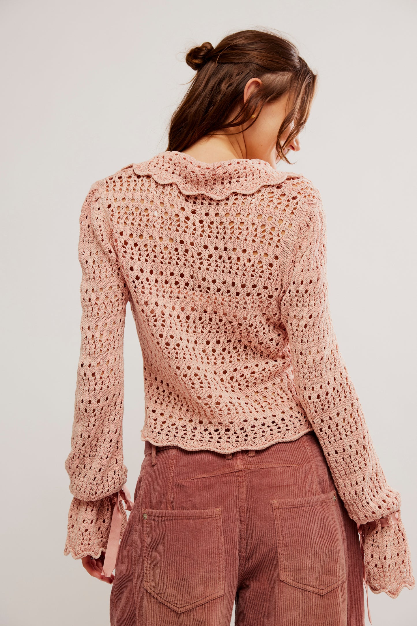 Pointelle Pullover