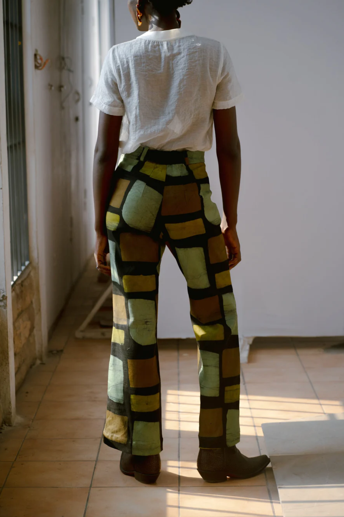 Veronica Trousers in Pistacia