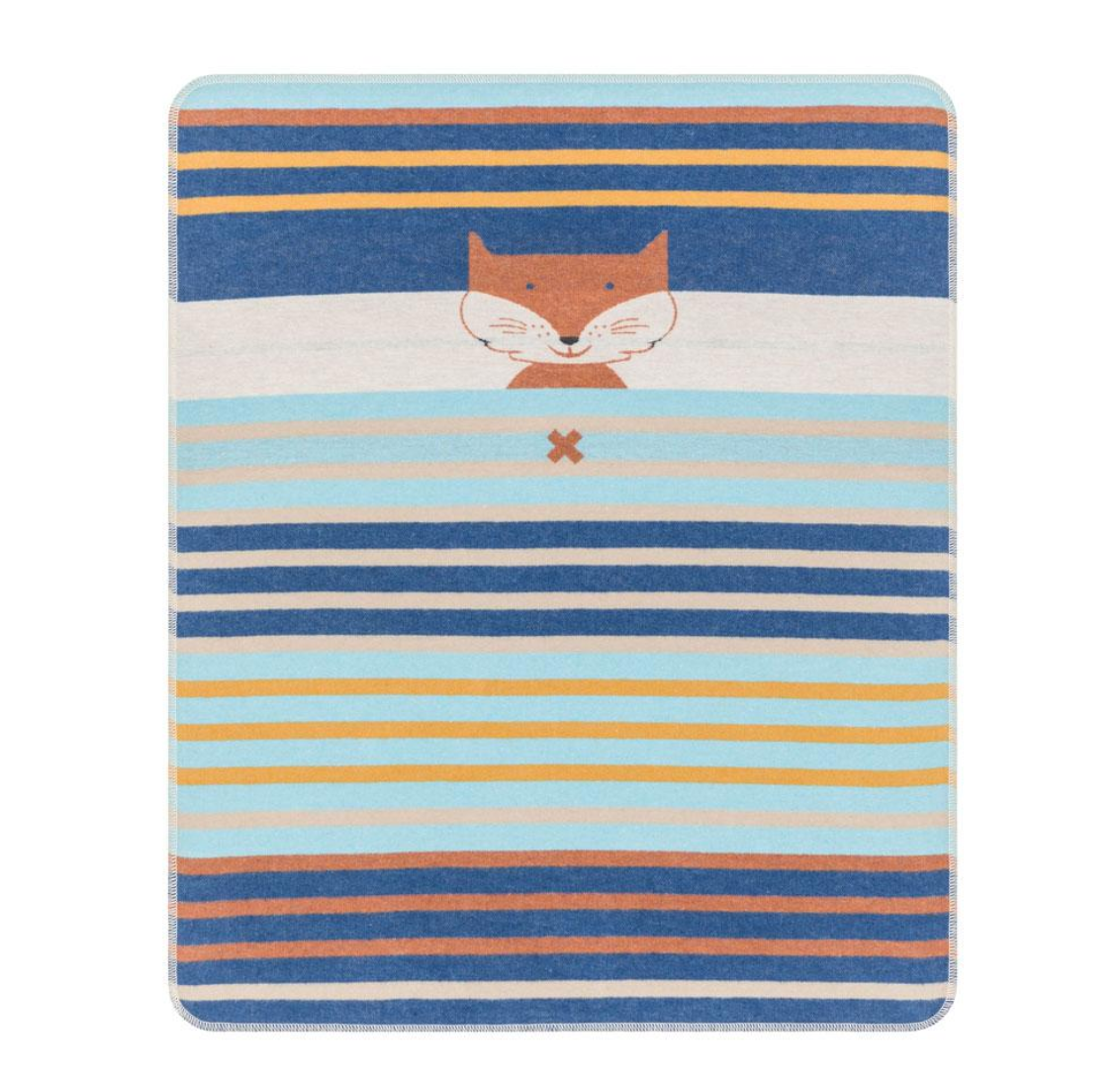 Fox Stripes Baby Blanket