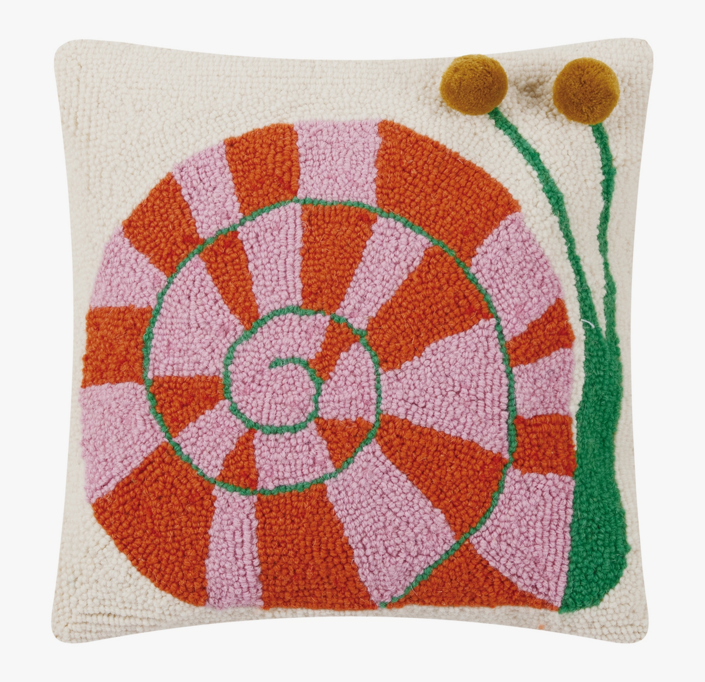 Snail's Pace w/Pom Pom Eyes Hook Pillow