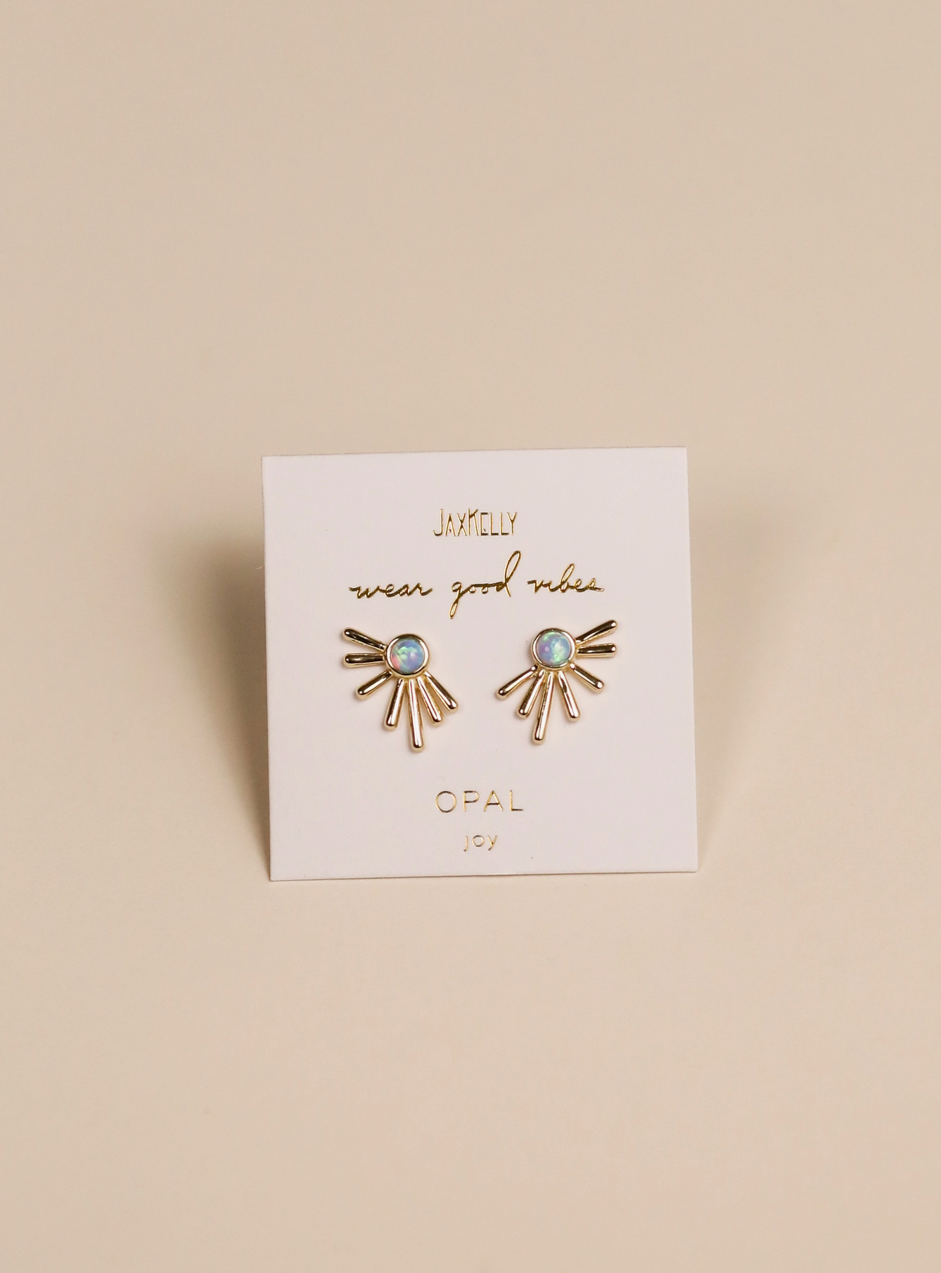 Sun Ray Stud Earrings