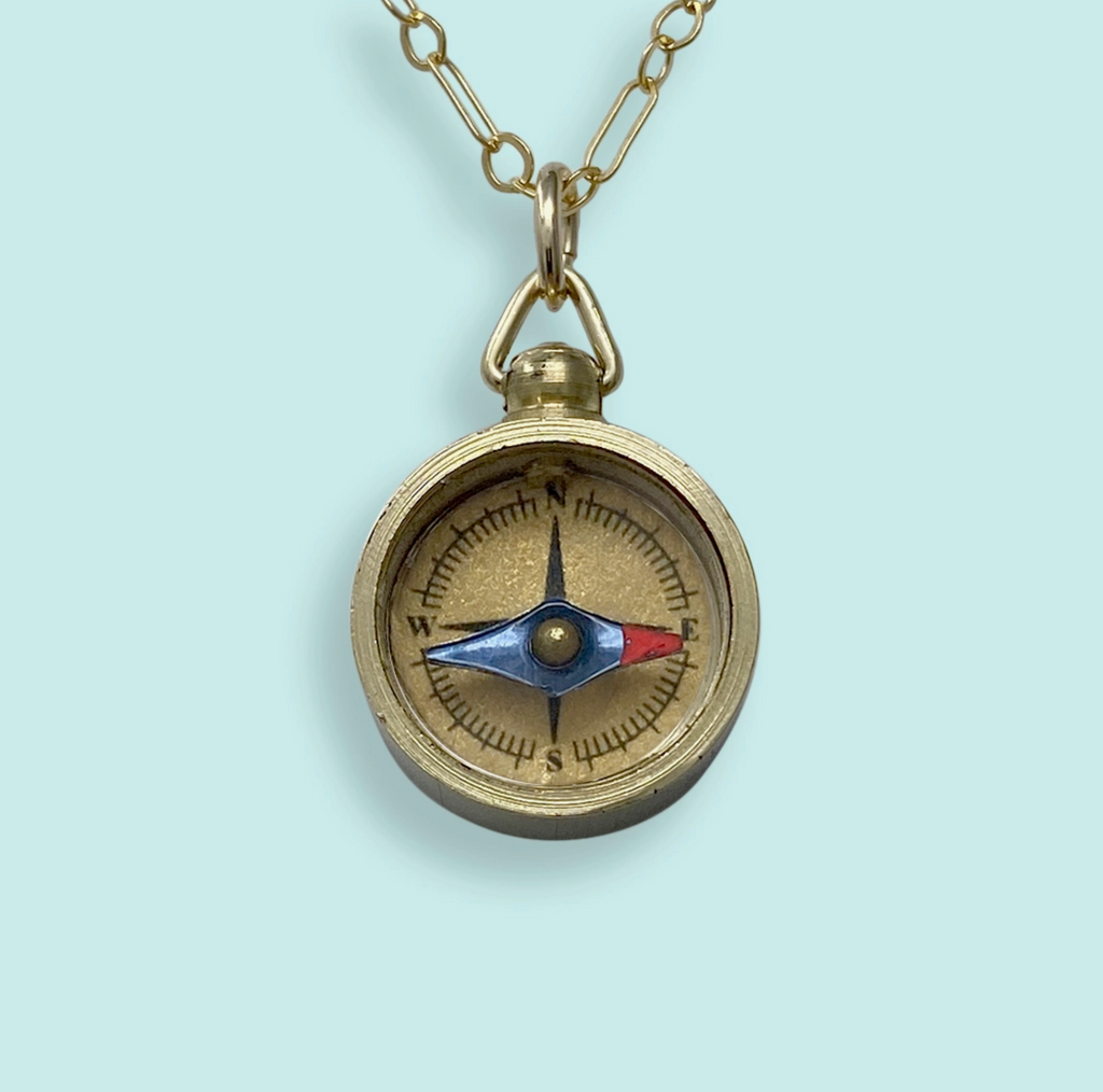Tiny Compass Necklace