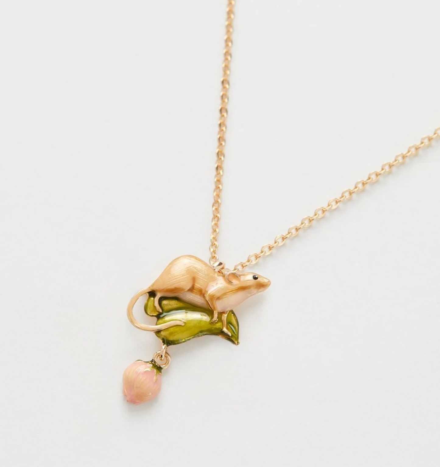 Animal Enamel Charm Necklaces