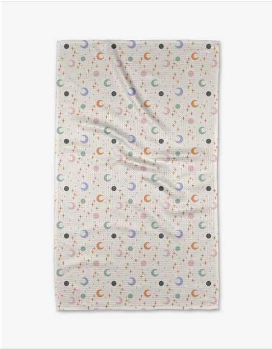 Moon and Stars Tea Towel