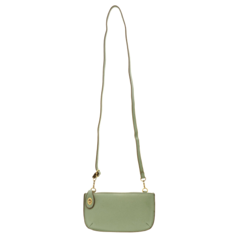 Matte Crossbody Wristlet Clutch