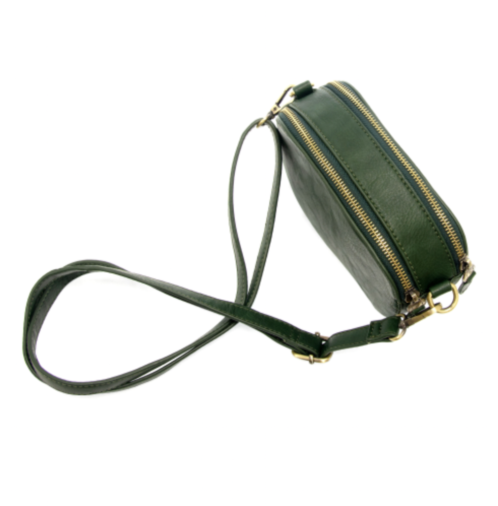 Layne Double Zip Mini Crossbody