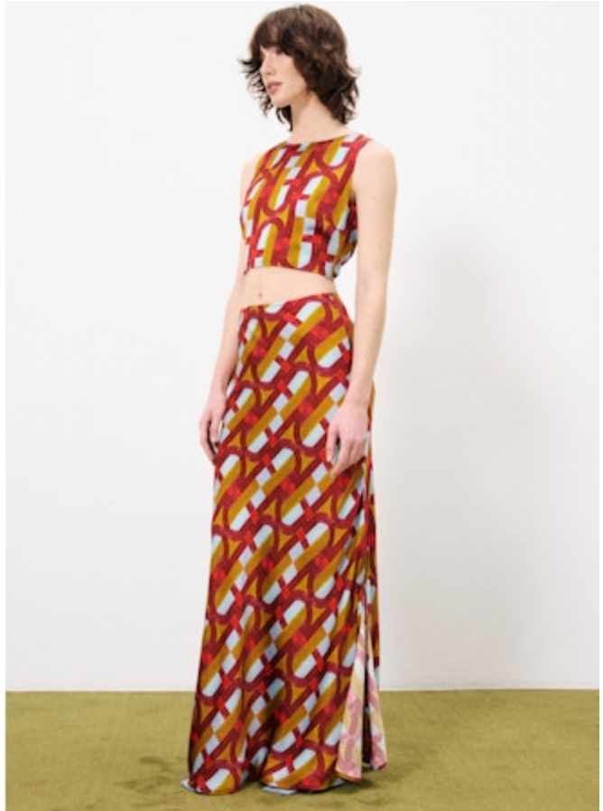 Chan Multicolored Maxi Skirt