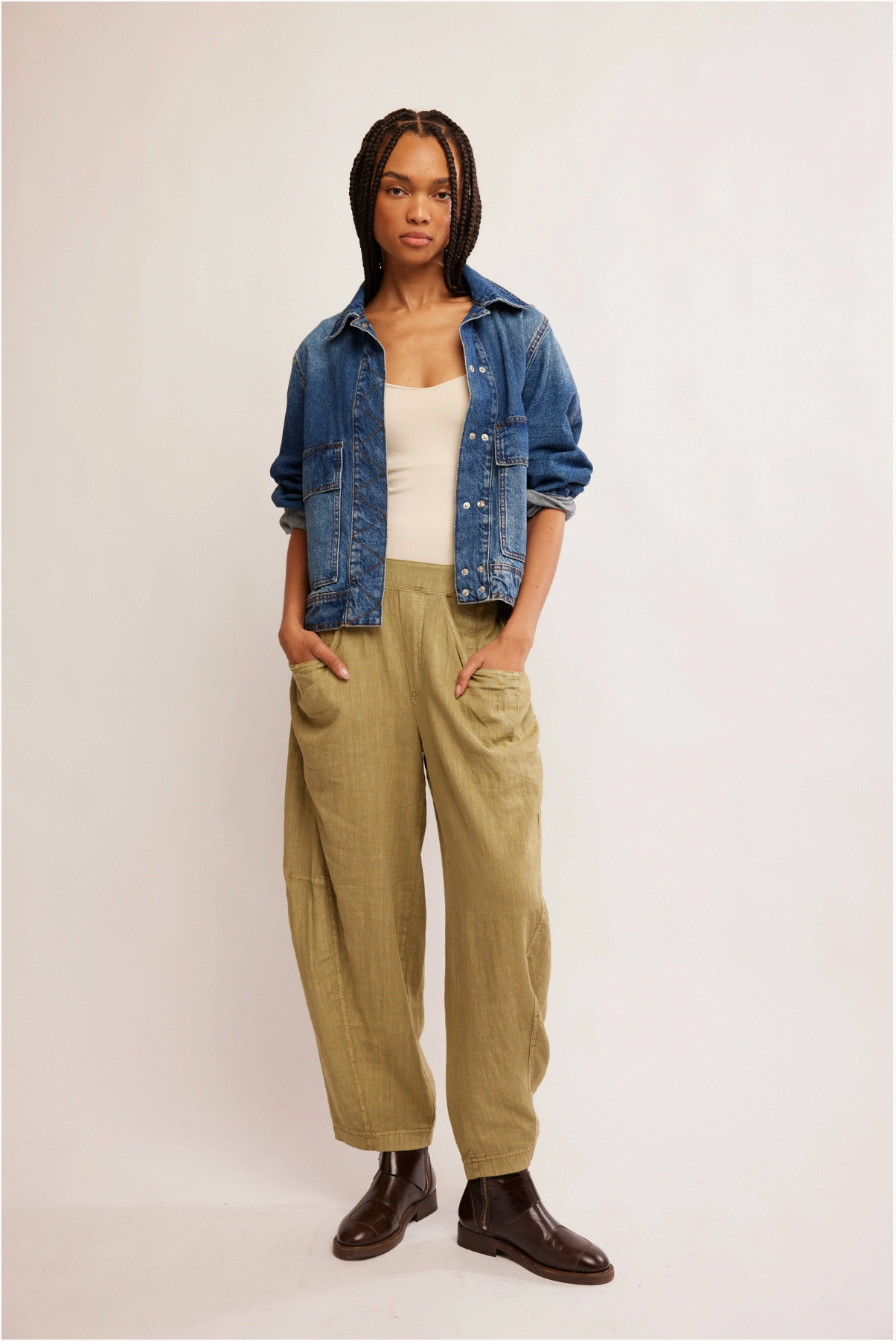 High Road Pull-On Barrel Pants