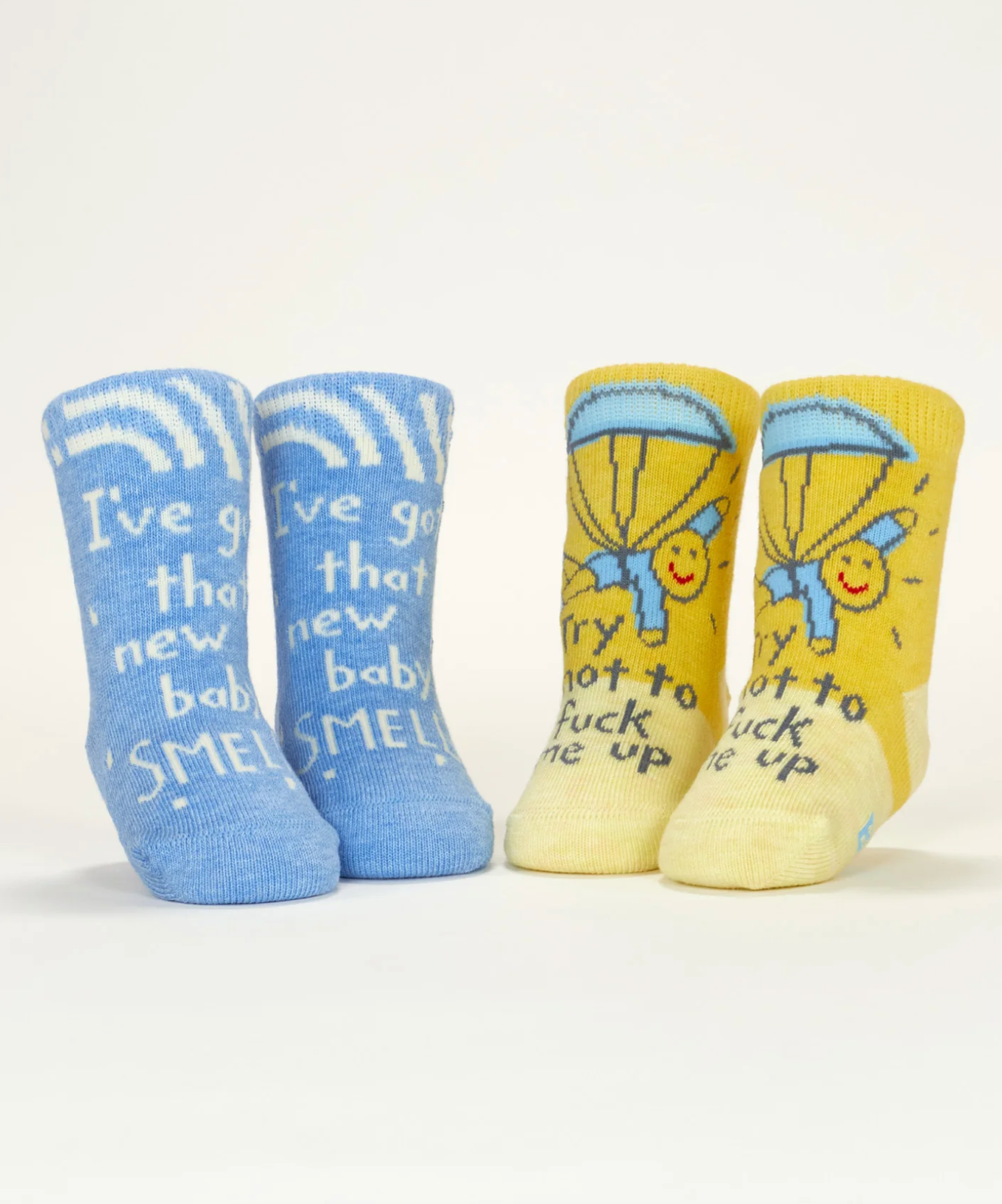 New Baby Smell/Don't F Me Up Baby Socks