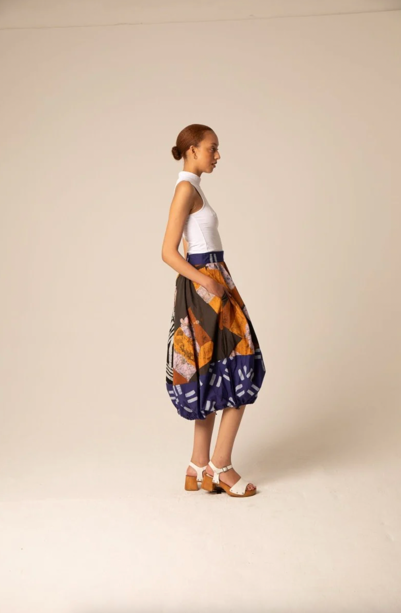Hand Dyed Fafali Skirt in Virtual Reality