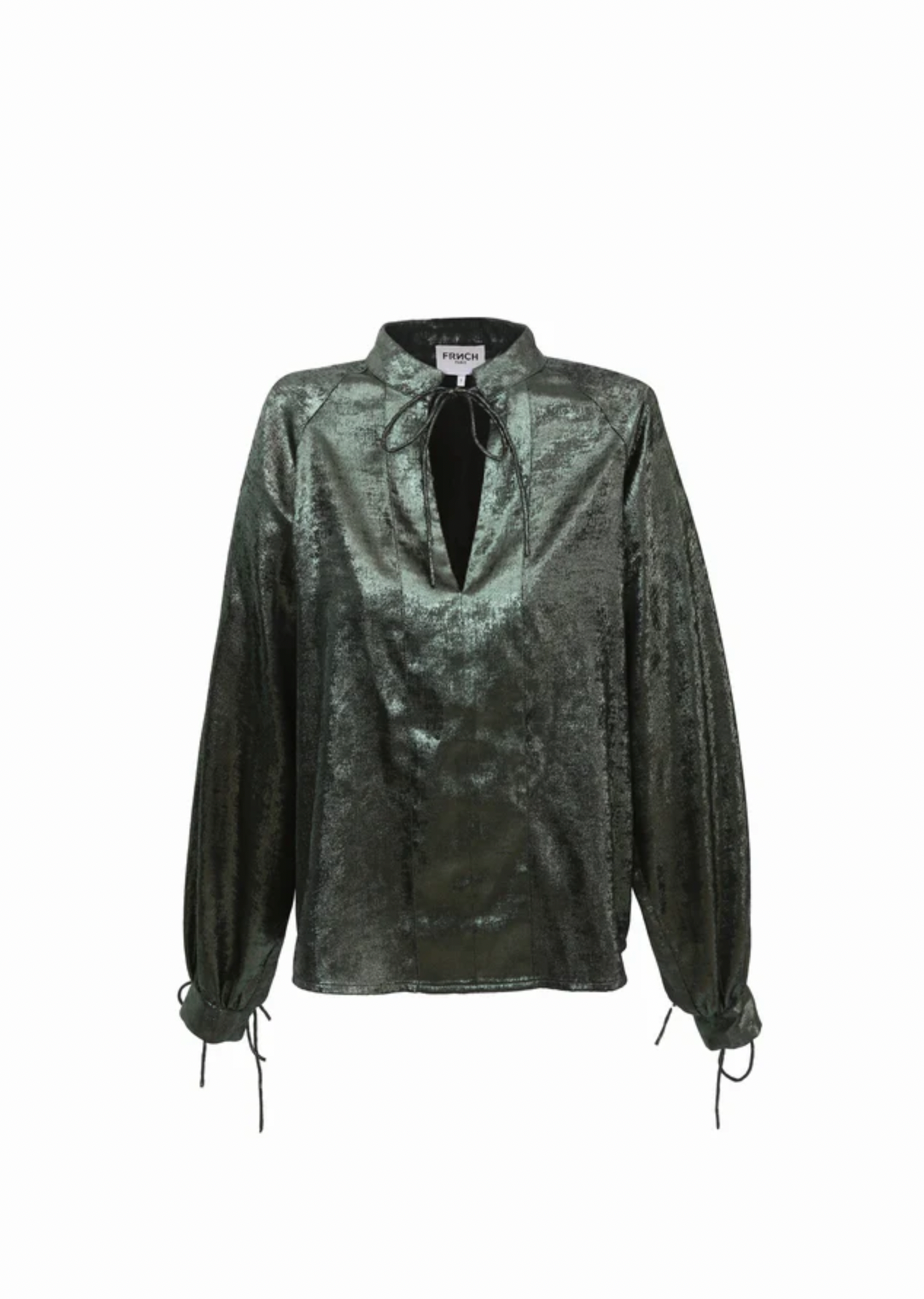 Andrija Metallic Blouse