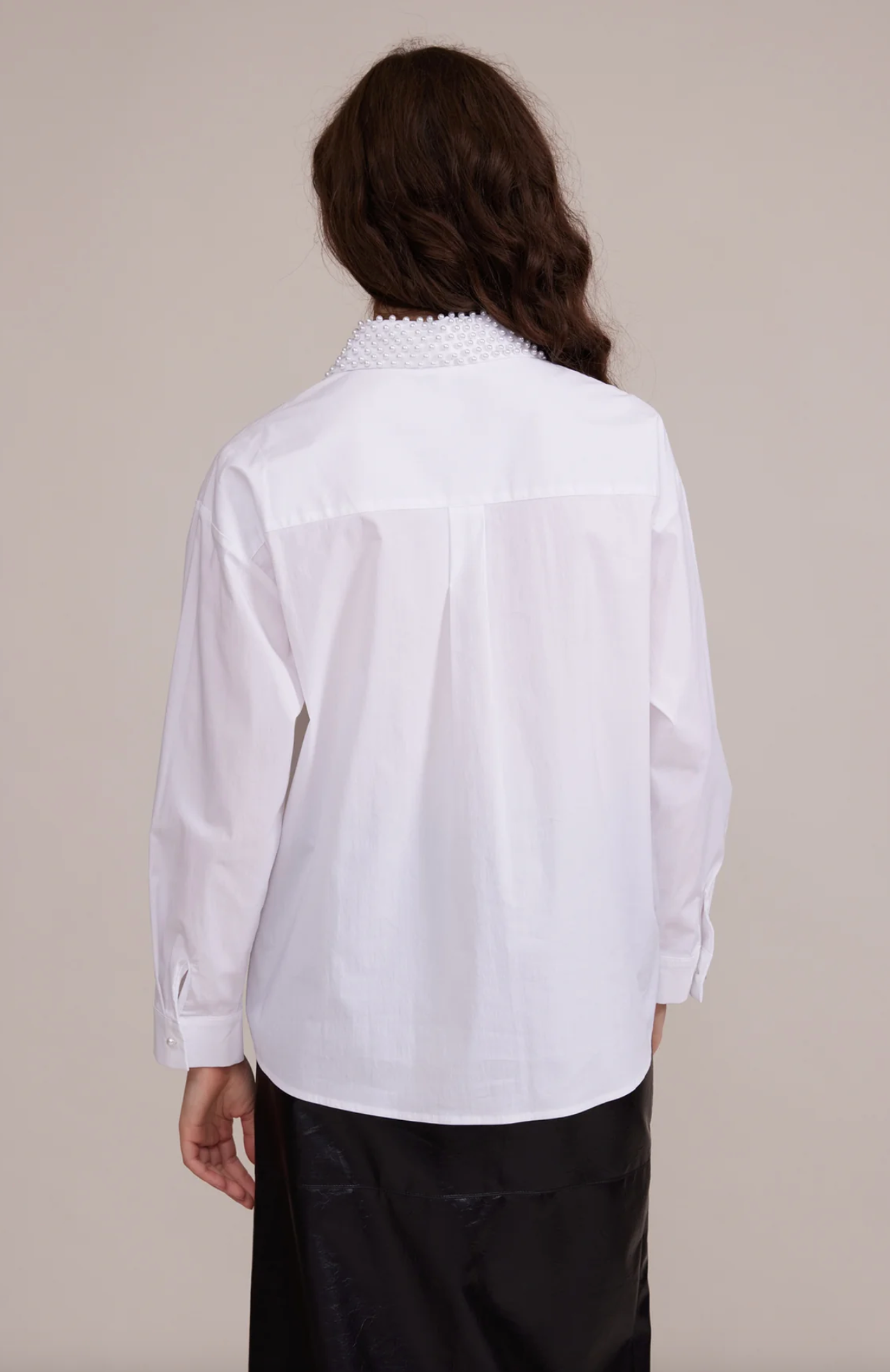 Torin Pearl Detail Button Down Top