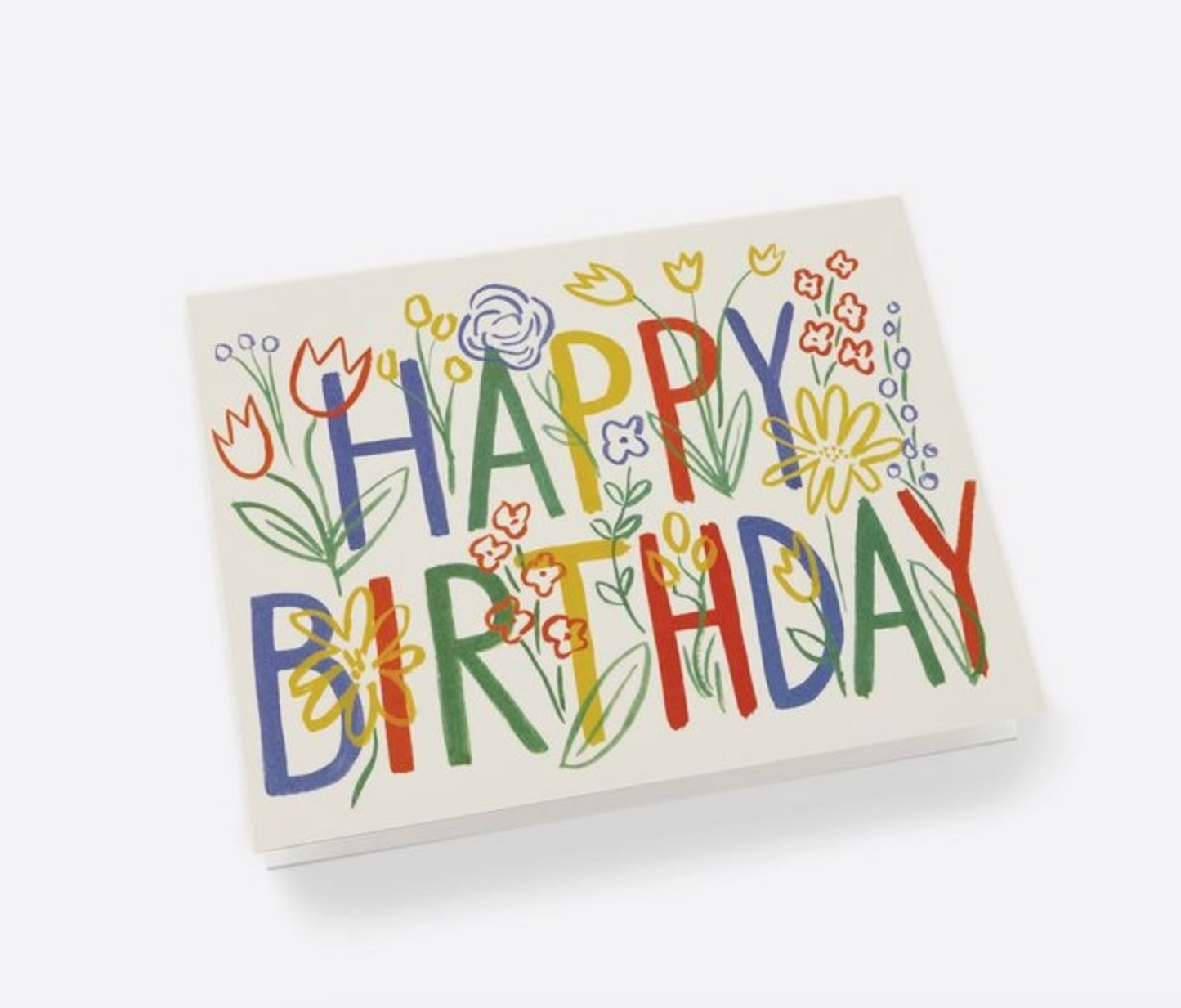 Brushstroke Birthday Card