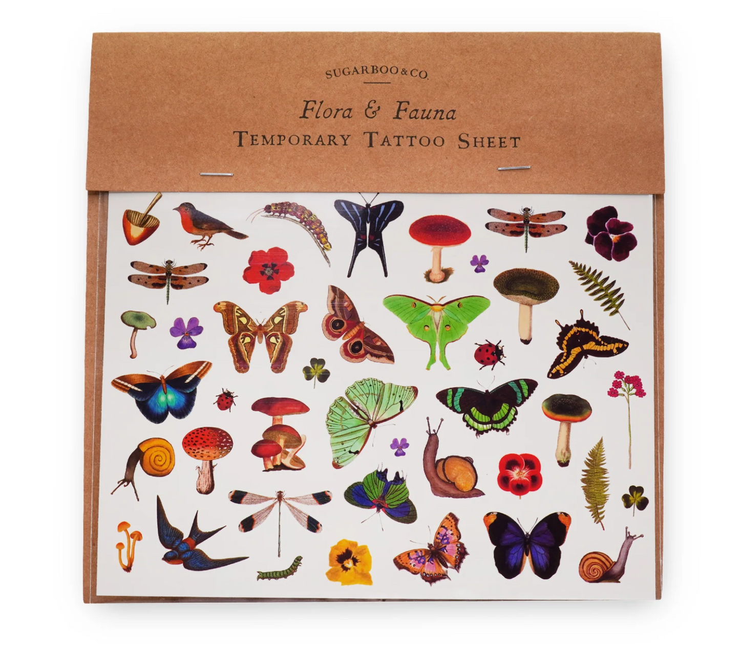 Flora and Fauna Temporary Tattoos