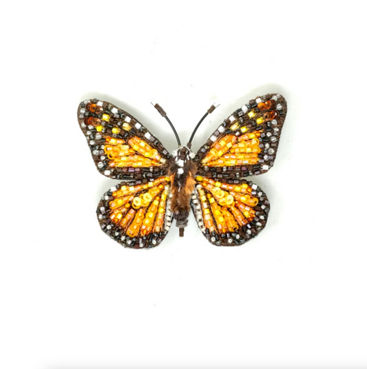 Wanderer Monarch Butterfly Brooch Pin