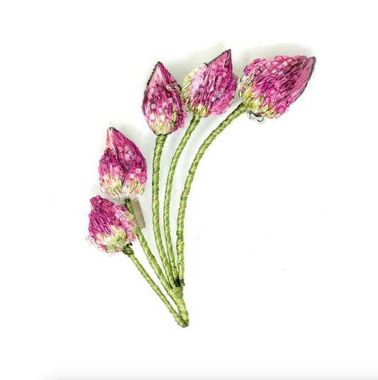Budding Lotus Brooch Pin