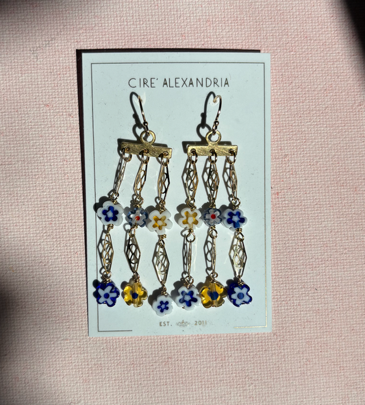 Flower Bead Earrings