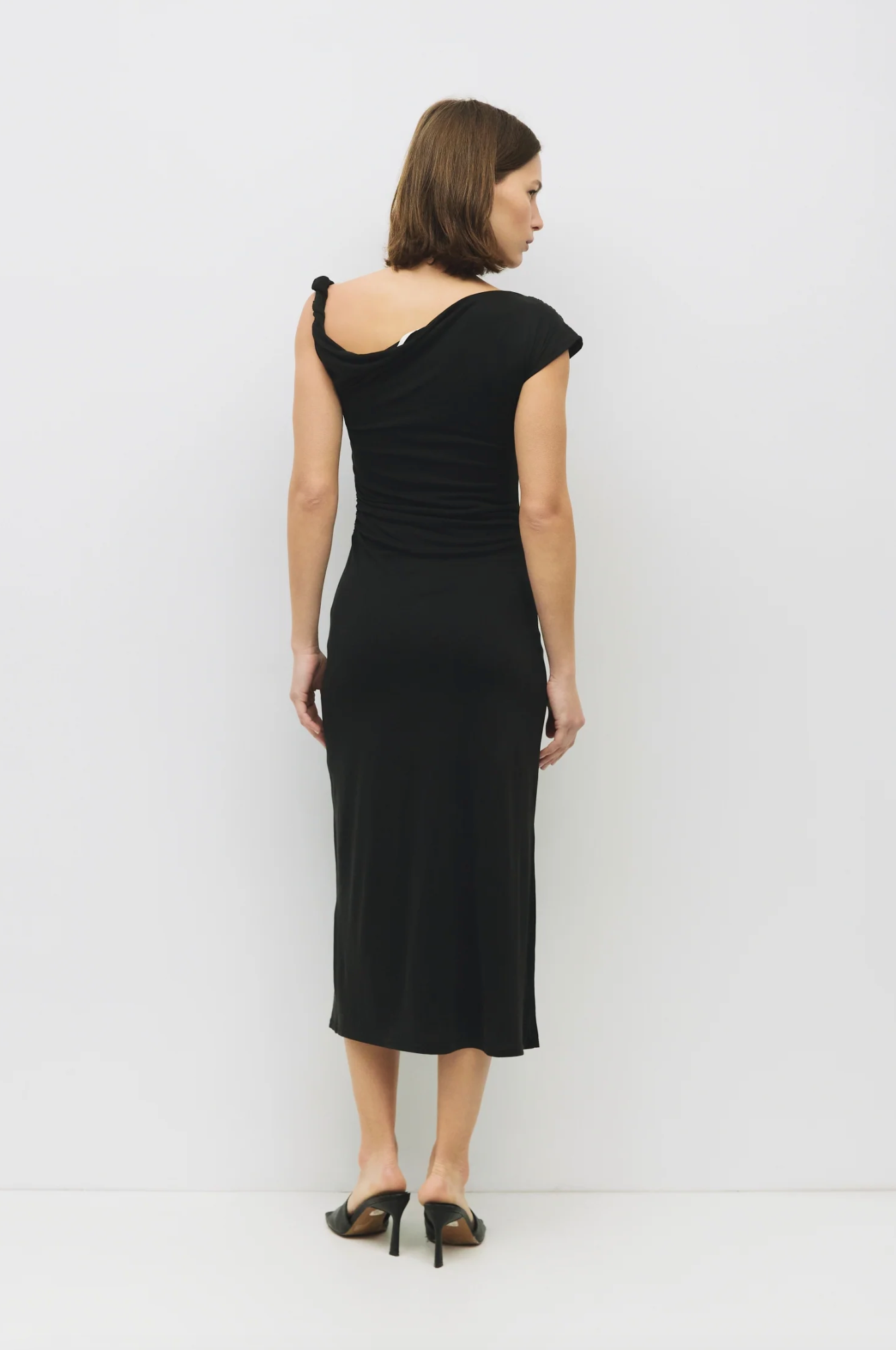 Itira Asymmetrical Strap Dress