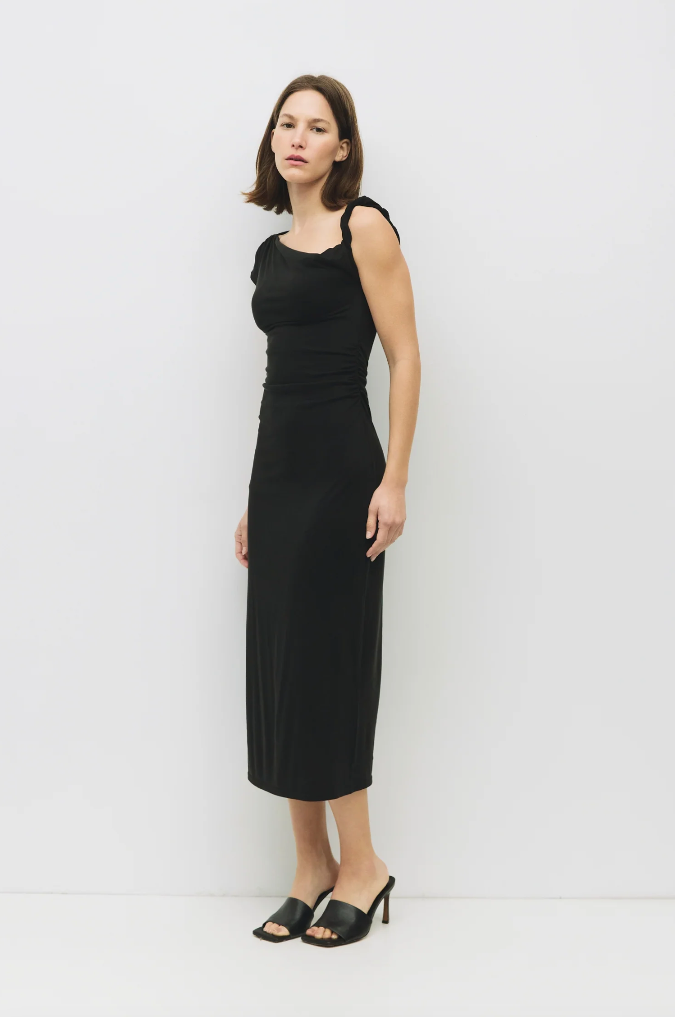Itira Asymmetrical Strap Dress