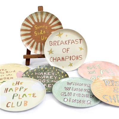 Breakfast Club Melamine Plates