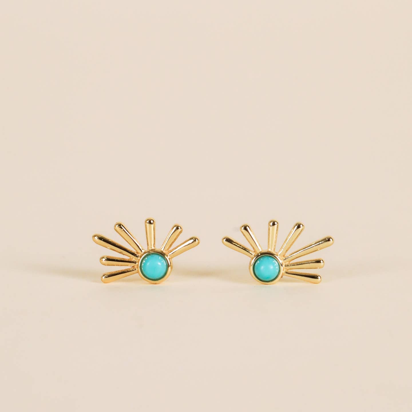 Sun Ray Stud Earrings