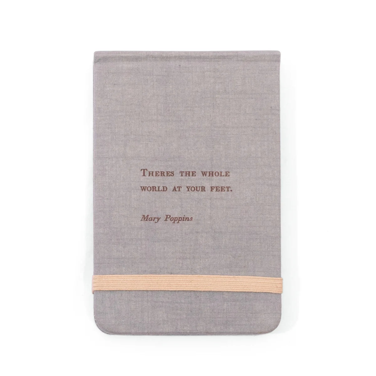 Fabric Quote Journal with Elastic Band