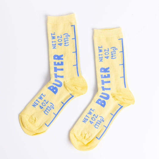 Butter Small Crew Socks