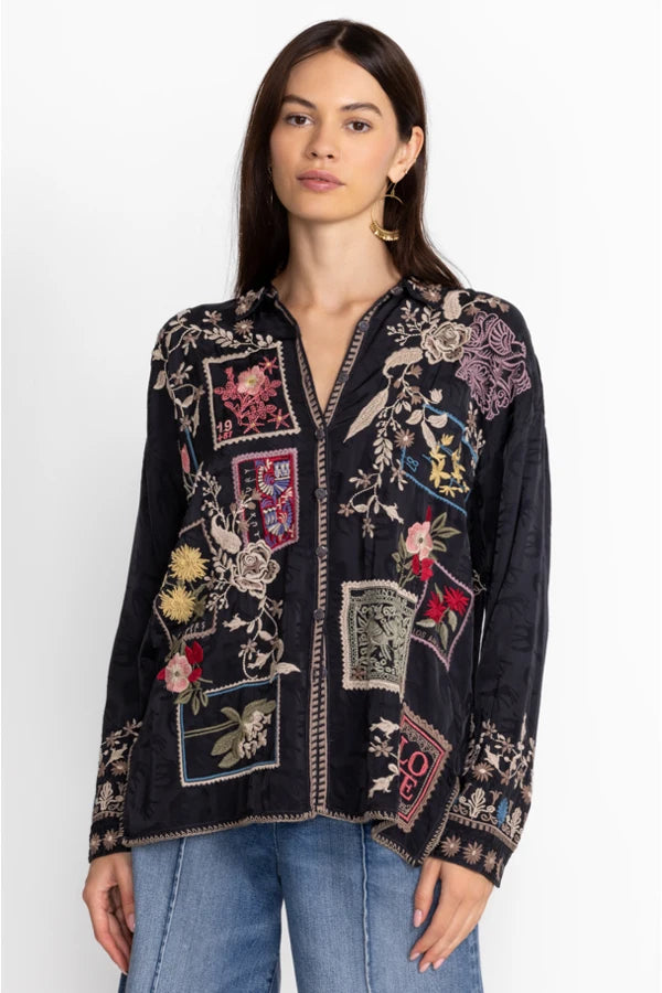 Briony Embroidered Blouse