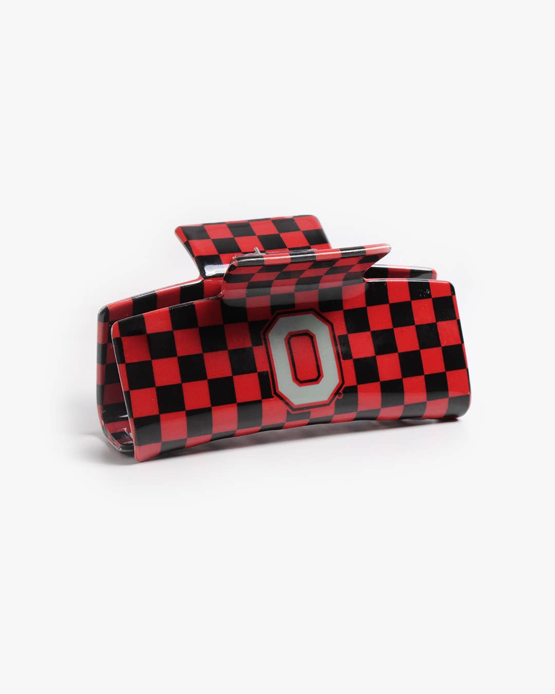 Ohio State® Eco Checkered Block O - Logo Claw Clip