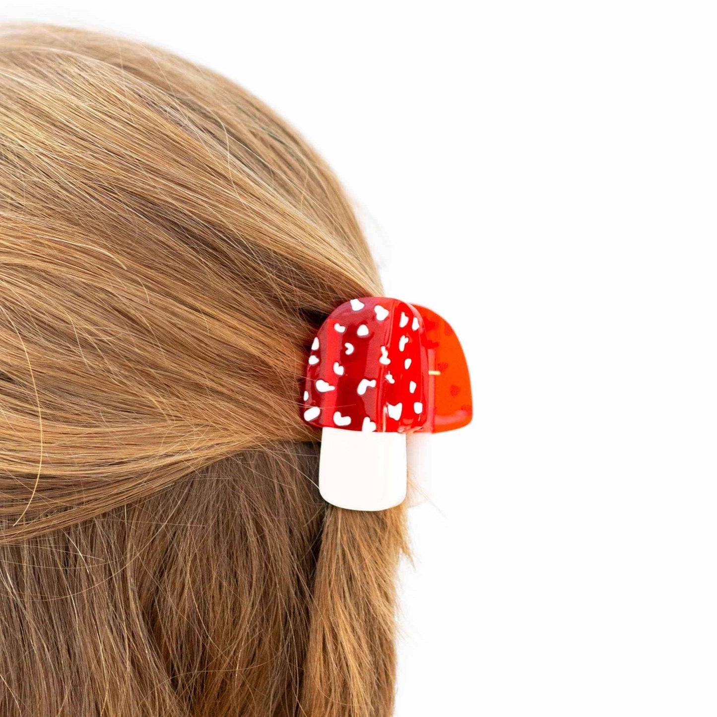 Mini Mushroom Hair Clip