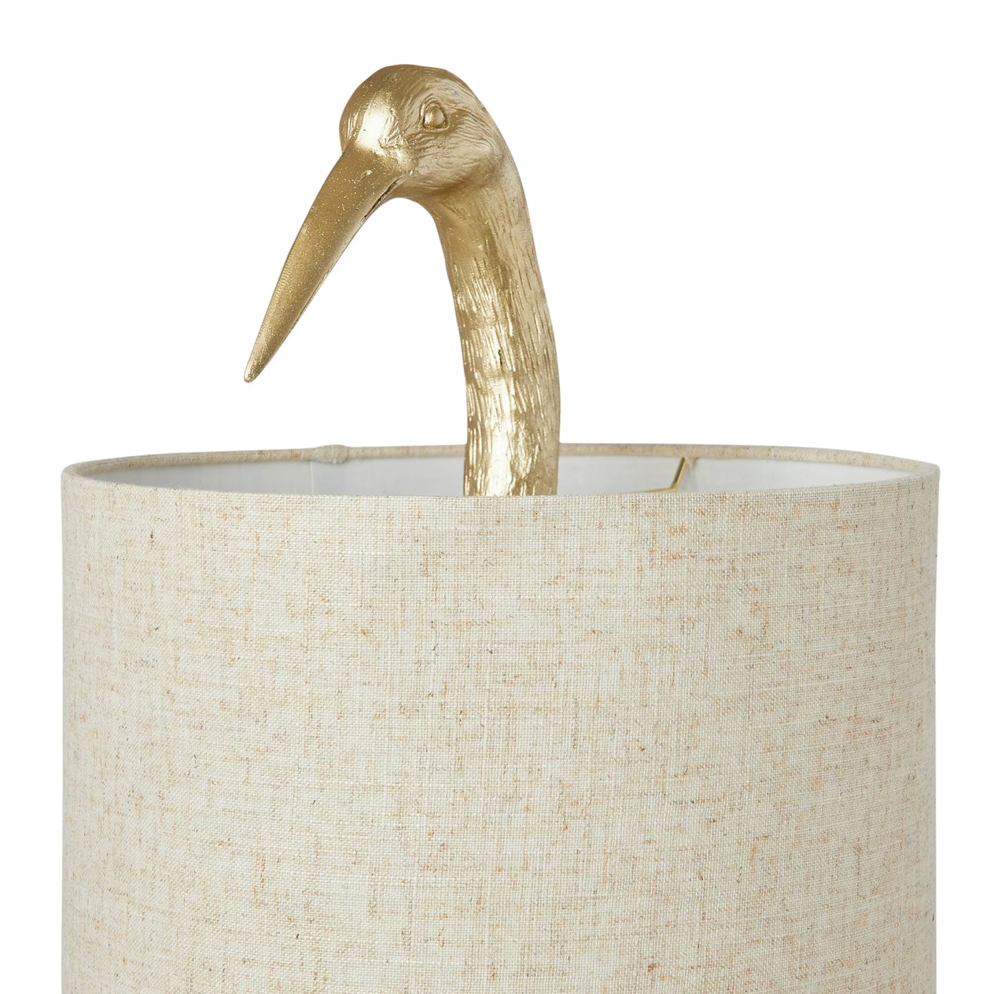 Garza Gold Resin Bird Lamp