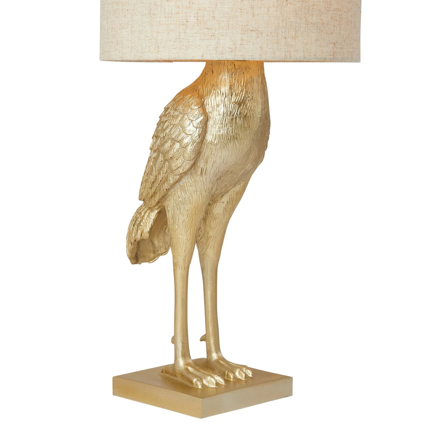 Garza Gold Resin Bird Lamp