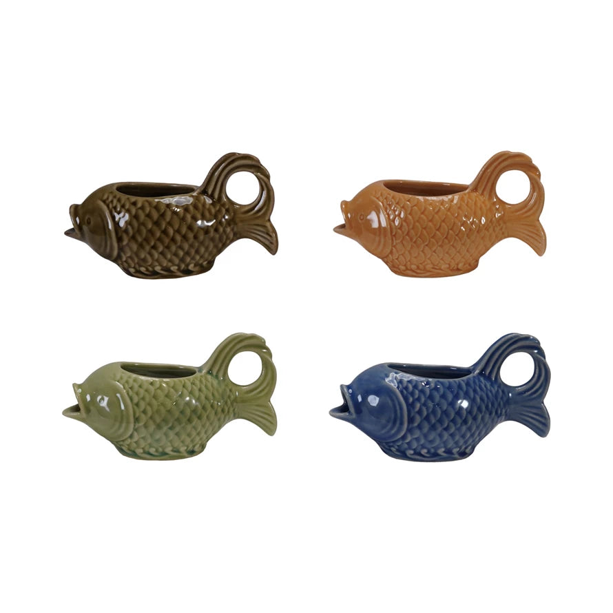 2 oz Mini Fish-Shaped Creamer