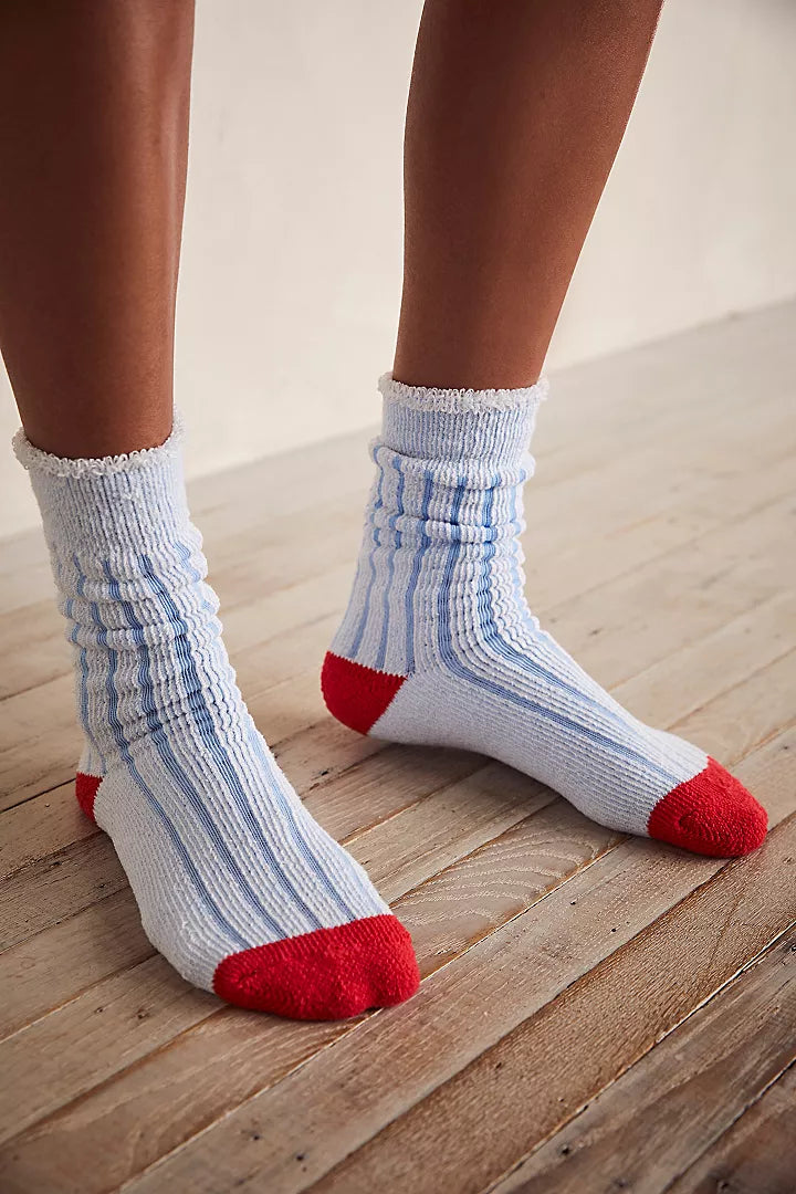 Plush Inside Out Crew Socks