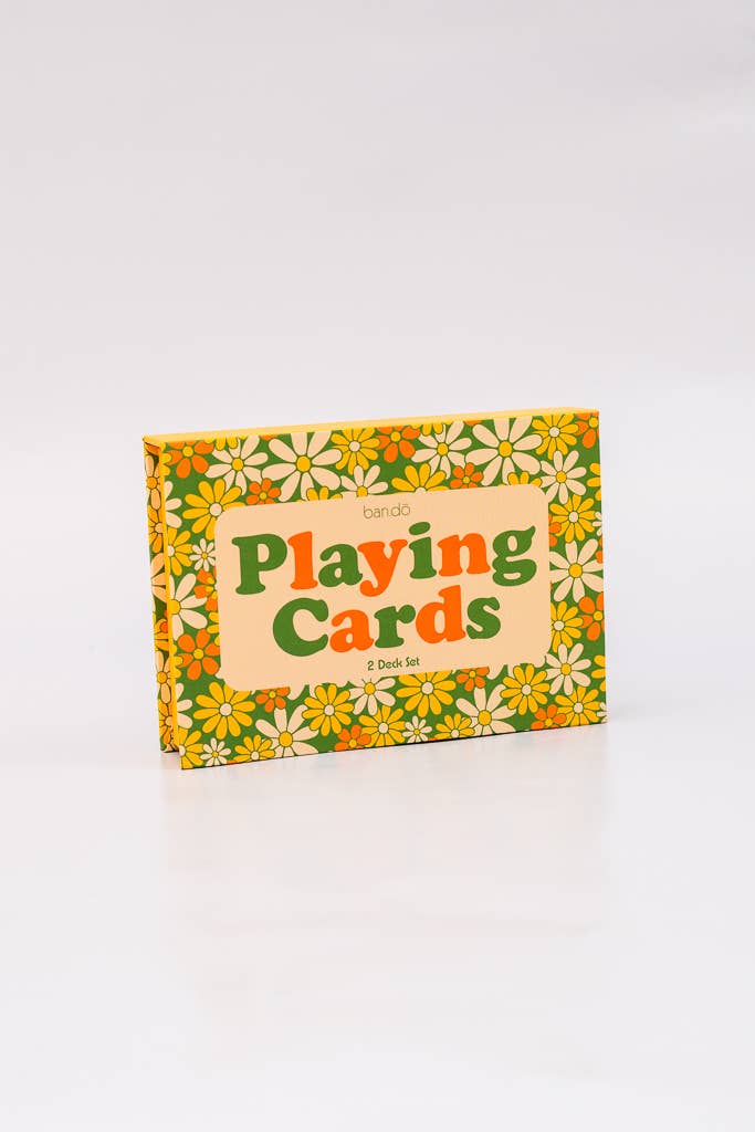 Floral Double Deck Playing Cards