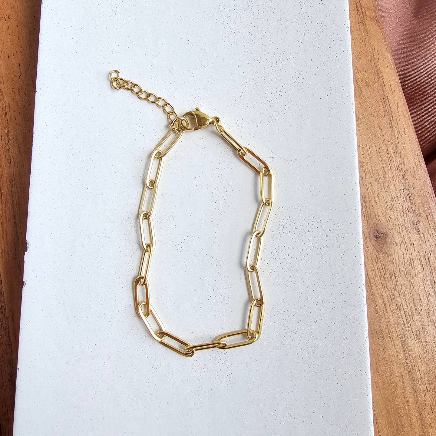 Luxe Paper Clip Bracelet