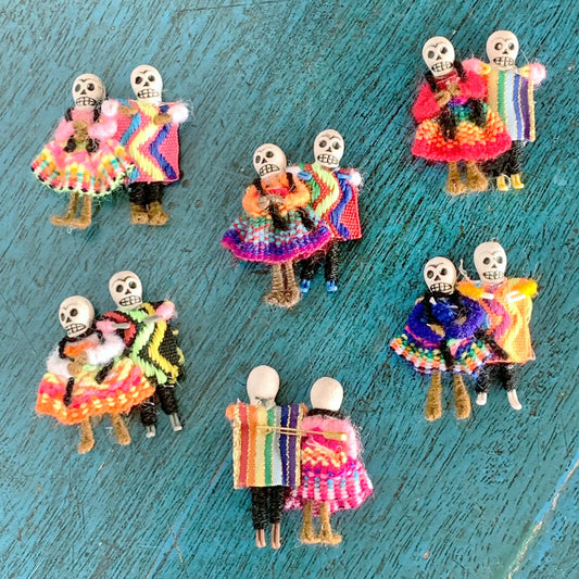 Skeleton Cholita Pin