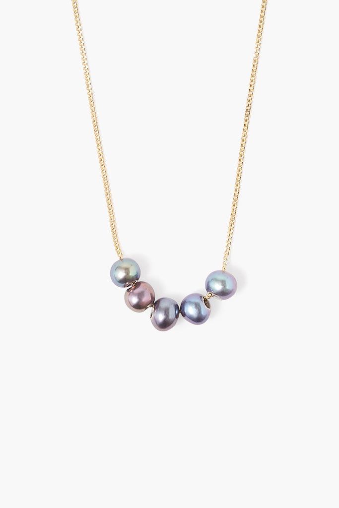 Five Freshwater Pearls Necklace