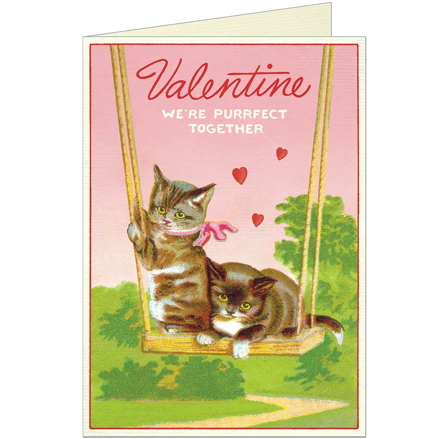 Valentine Cats Card