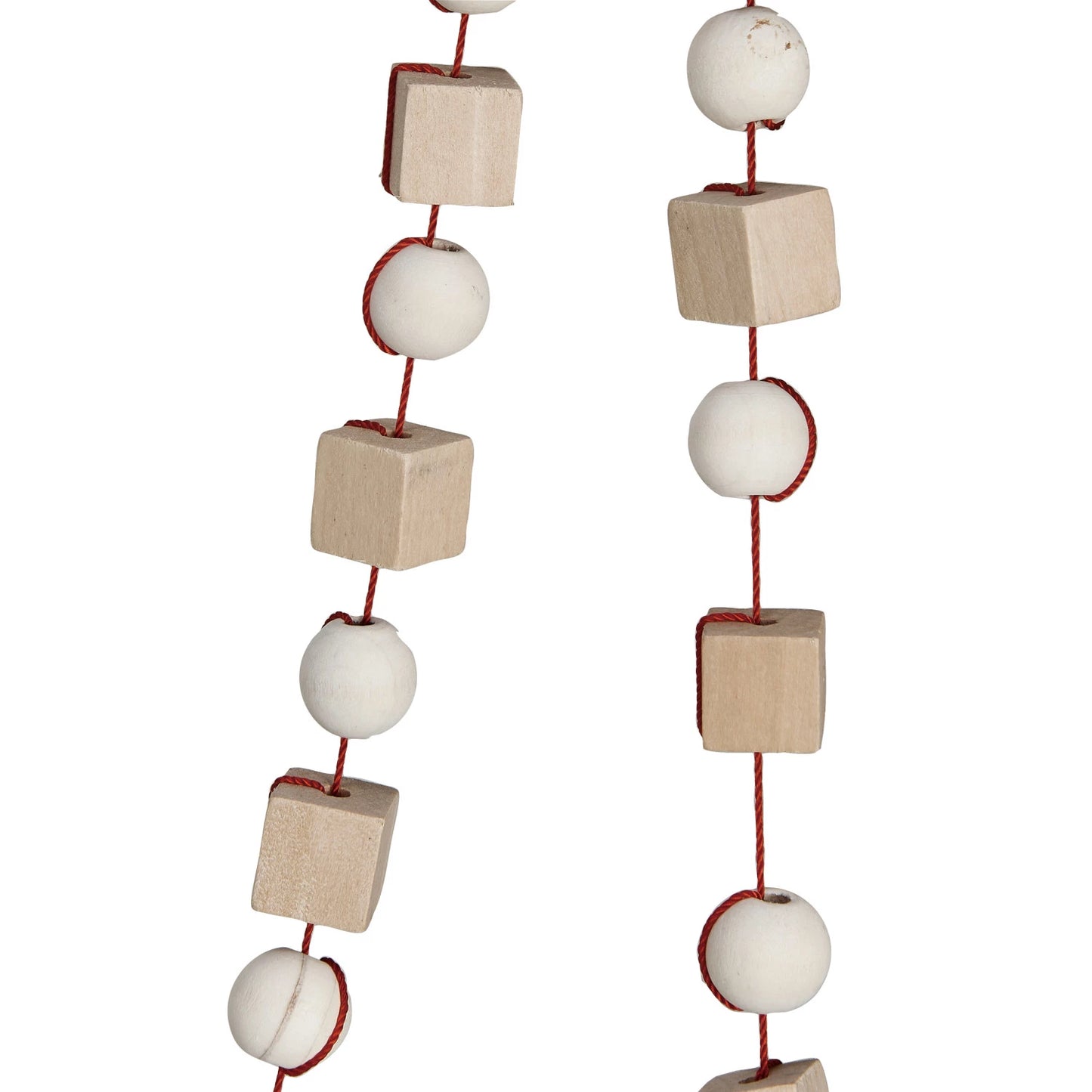 72" Paulownia Wooden Bead Garland