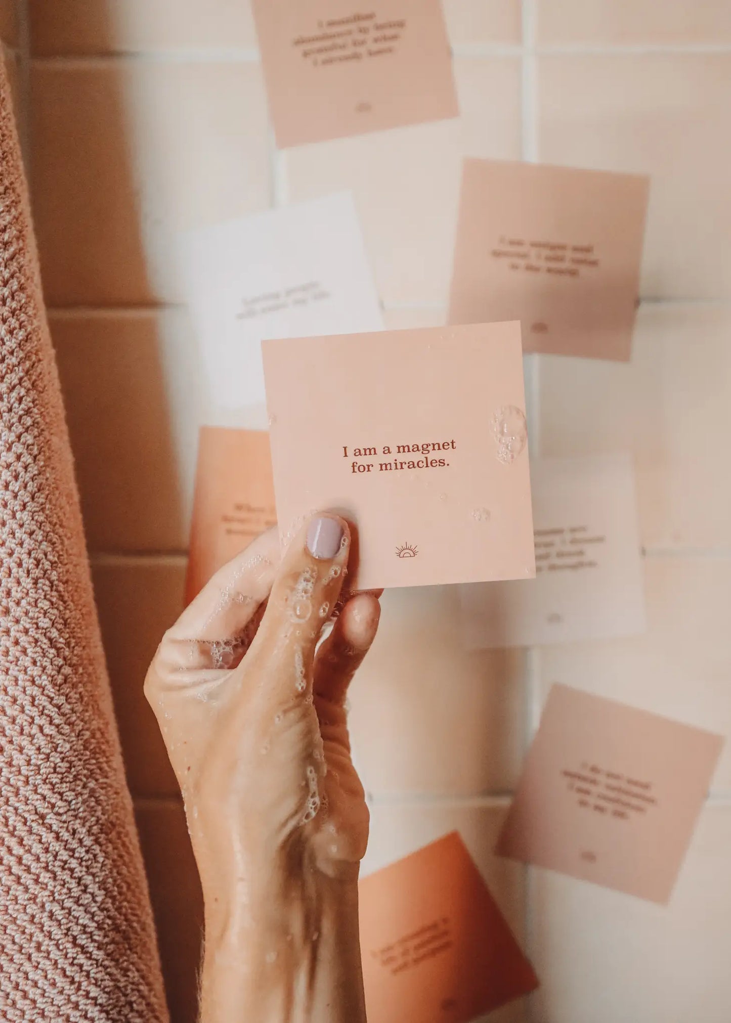 Shower Affirmation Cards