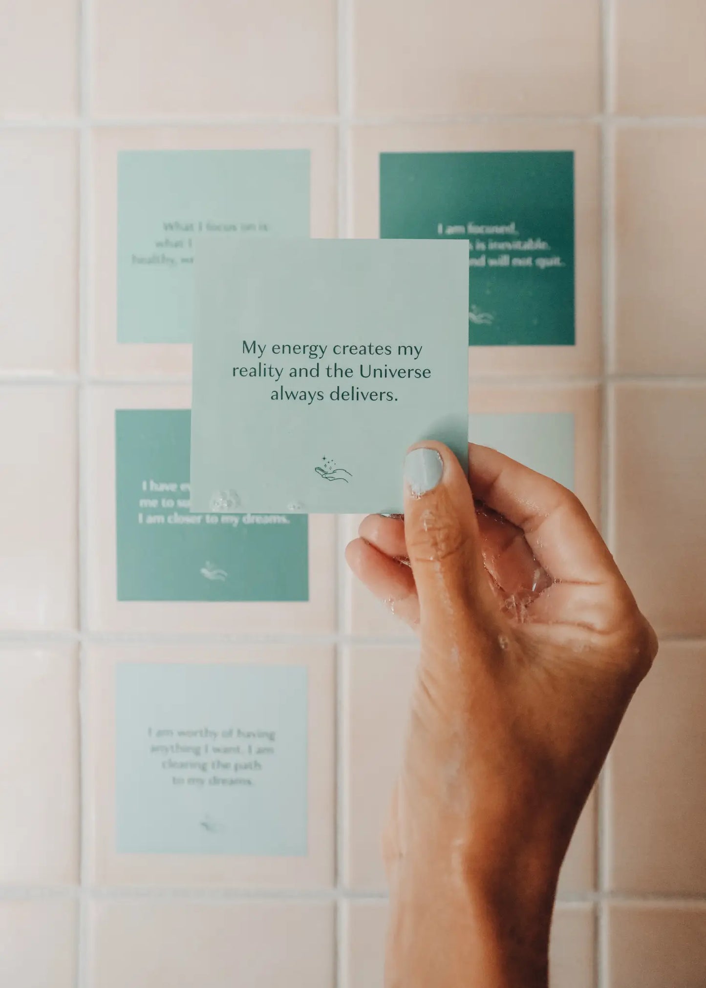 Shower Affirmation Cards