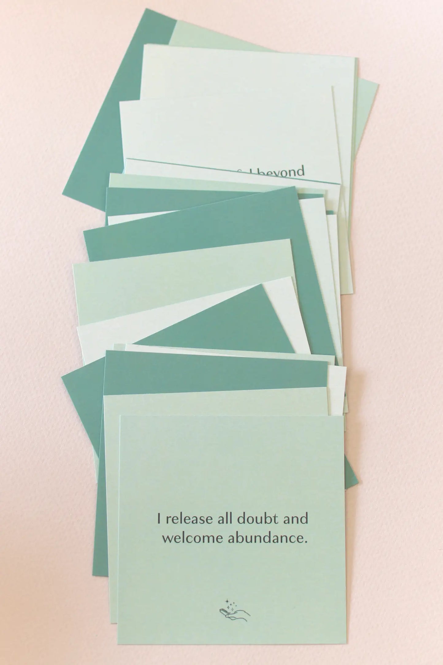 Shower Affirmation Cards