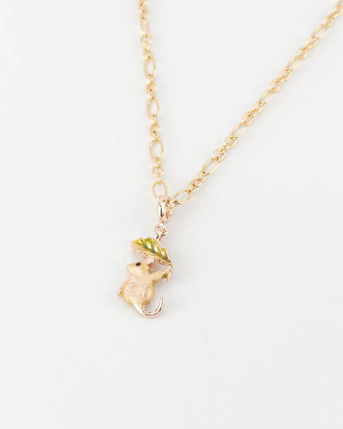 Animal Enamel Charm Necklaces