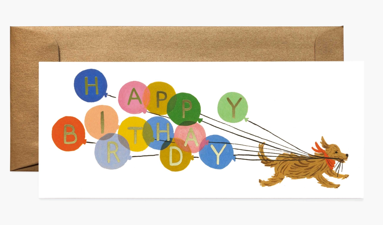 Birthday Balloon Card