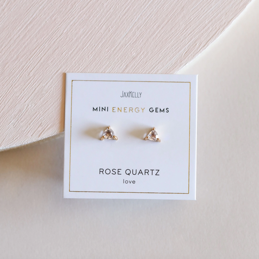 Mini Energy Gem Stud Earrings