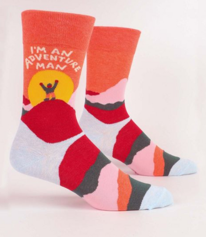 I'm an Adventure Man Men's Crew Socks