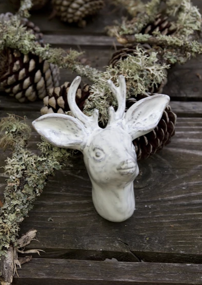 Ceramic Stag Wall Hook
