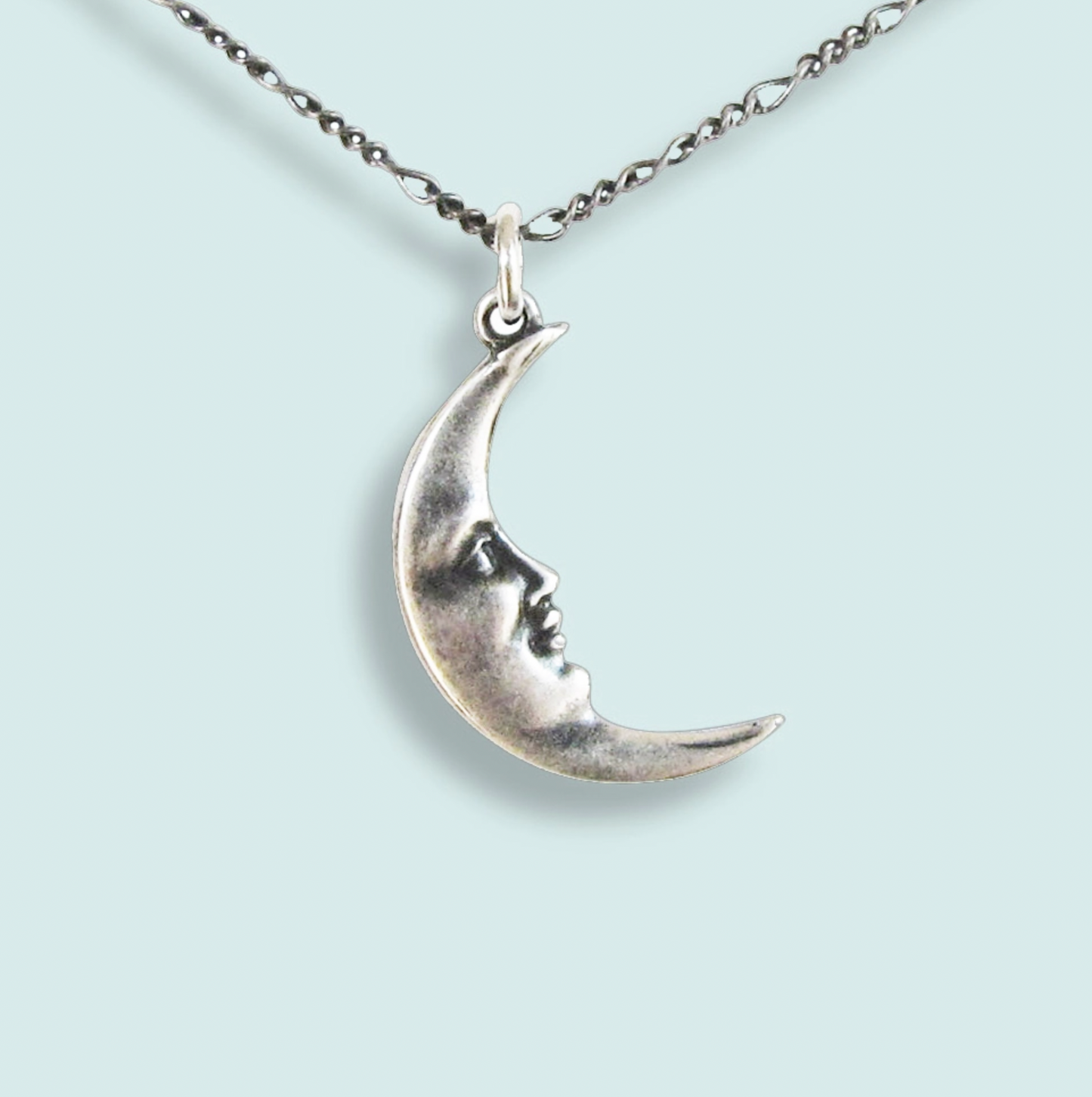 Man in the Moon Necklace