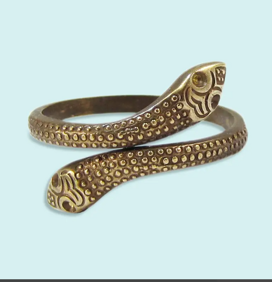 Gold Snake Ring